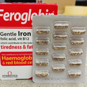 Viên uống Feroglobin Capules Vitabiotics 30 viên của Anh Quốc