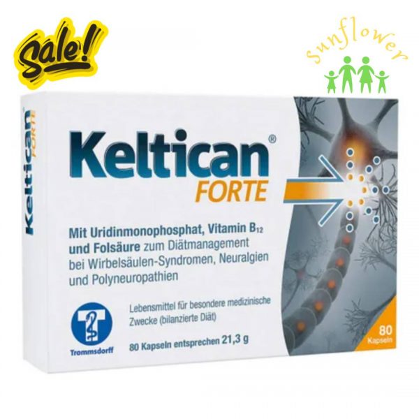 Viên uống Keltican Forte 80 viên của Đức điều trị thoái hóa cột sống, thoát vị đĩa đệm