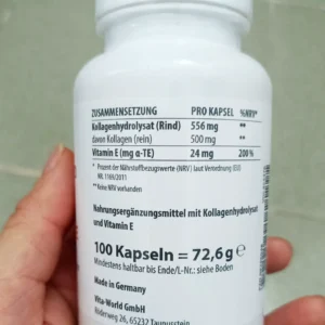 Viên uống Kollagen Plus Vitamin E Vitaworld làm đẹp da