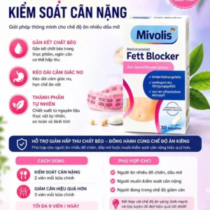Viên uống Mivolis Fett Blocker 30 viên