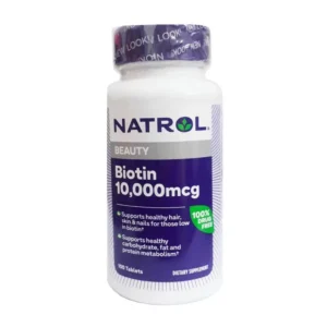 Viên uống Natrol Biotin 10000 mcg hỗ trợ mọc tóc Mỹ 100 viên
