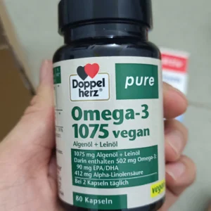 Viên uống Omega-3 1075 Vegan DoppelHerz 84 viên