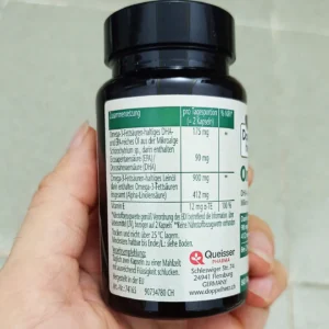 Viên uống Doppelherz Omega3 1075 Vegan thuần chay 80 viên của Đức Viên uống Omega 3 1075 vegan DoppelHerz 80 viên của Đức