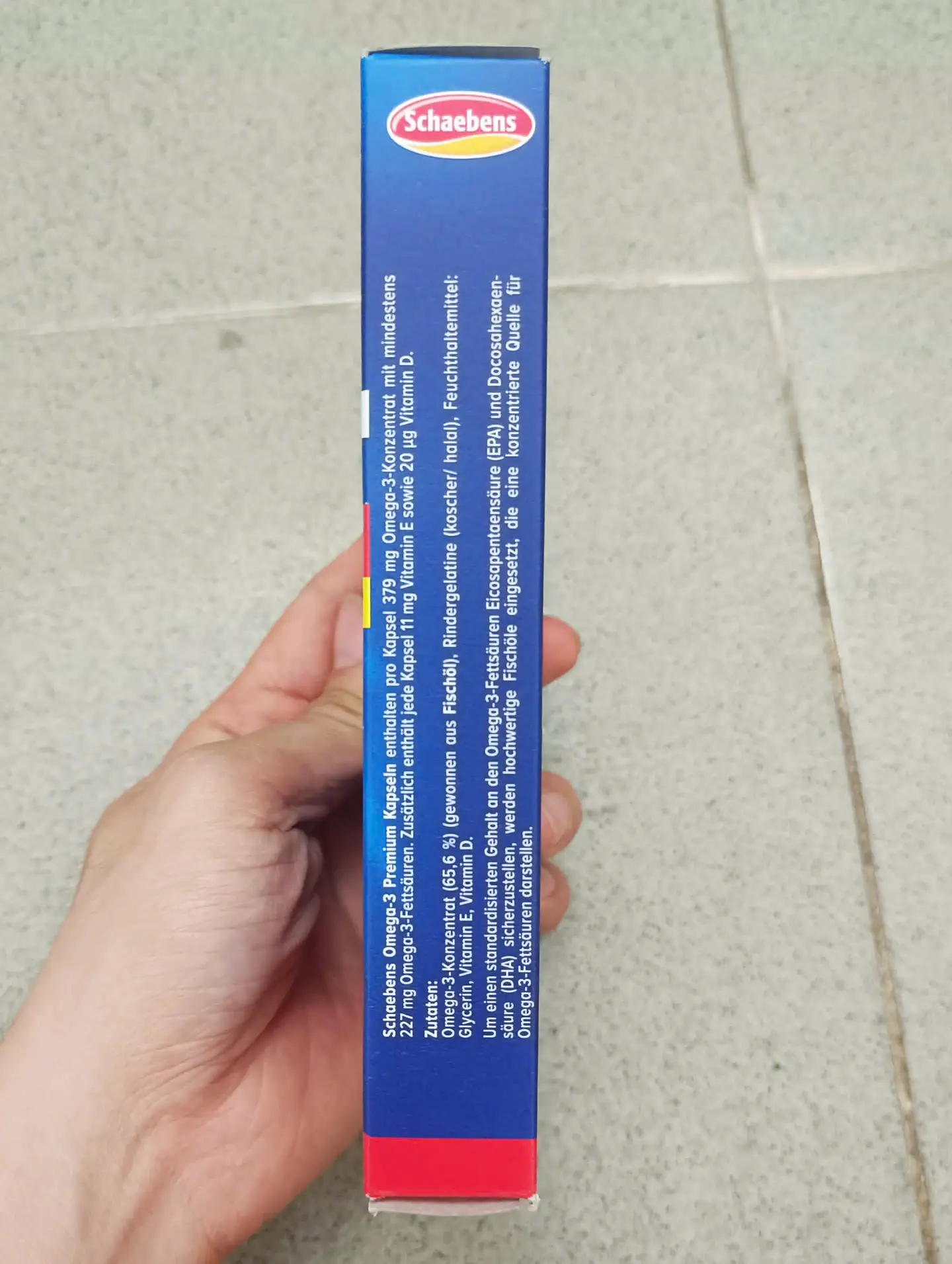 Viên uống dầu cá Schaebens Omega 3 Premium Vitamin E 70 viên của Đức Viên uống SCHAEBENS OMEGA-3 PREMIUM EPA DHA + Vitamin E 70 viên