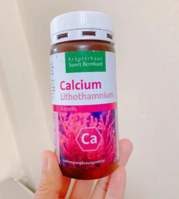 Canxi hữu cơ Sanct Bernhard Calcium Lithothamnium 120 viên của Đức Viên uống Sanct Bernhard Calcium Lithothamnium 120 viên của Đức