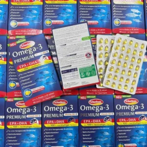 Viên uống dầu cá Schaebens Omega 3 Premium Vitamin E 70 viên của Đức Vien uong Schaebens Omega 3 Premium