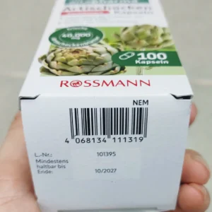 Viên uống bổ gan Altapharma Artischocken Kapseln lọ 100 viên của Đức Viên uống bổ gan Altapharma Artischocken Kapseln lọ 100 viên của Đức