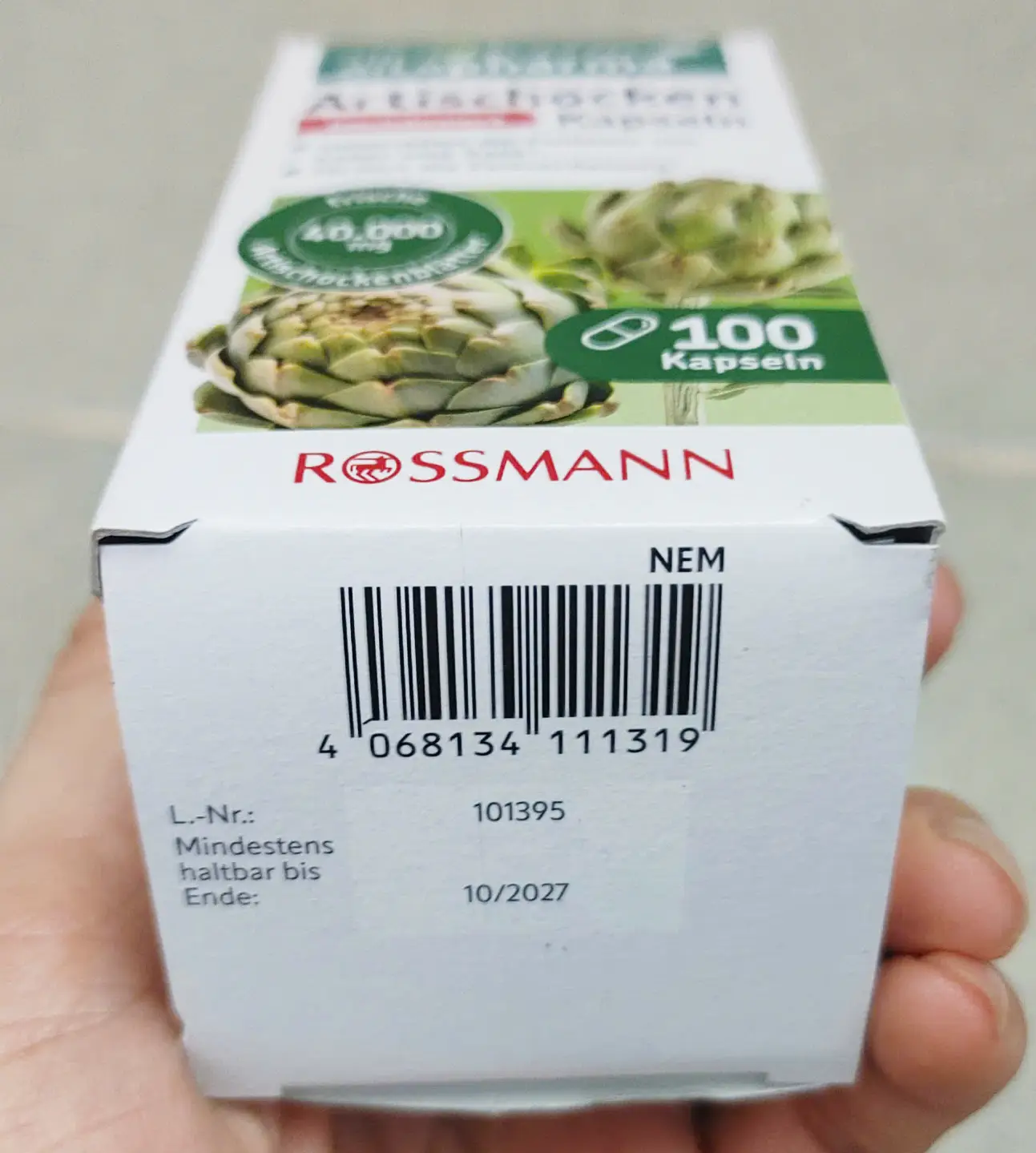 Viên uống bổ gan Altapharma Artischocken Kapseln lọ 100 viên của Đức Viên uống bổ gan Altapharma Artischocken Kapseln lọ 100 viên của Đức