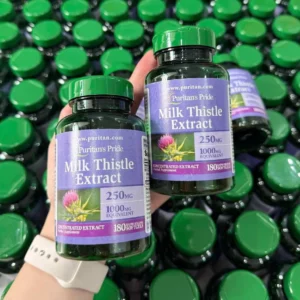 Viên uống bổ gan Puritan’s Pride Milk Thistle Extract 1000mg 180 viên của Mỹ Viên uống bổ gan Puritan’s Pride Milk Thistle Extract 1000mg