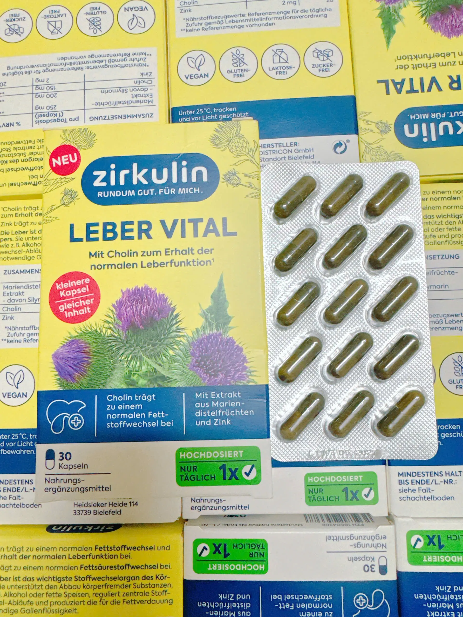 Bổ Gan Zirkulin Leber Vital 30 viên của Đức Bổ Gan Zirkulin Leber Vital 30 viên của Đức - Hình ảnh 3