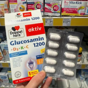 Viên uống bổ khớp Doppelherz aktiv Glucosamin+D3+K+C 30 viên