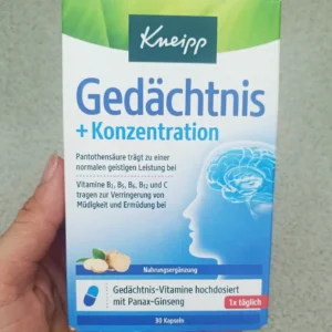 Viên uống bổ não Kneipp Gedachtnis Konzentration 30 viên của Đức Viên uống bổ não Kneipp Gedachtnis + Konzentration, 30 viên