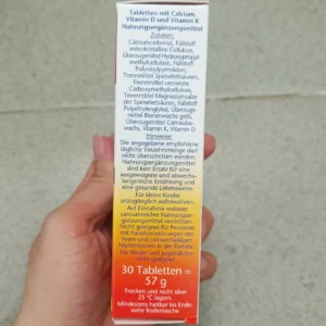 Viên uống bổ sung canxi Doppelherz Calcium + Vitamin D3 1200mg