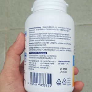Viên uống bổ sung canxi Mivolis Calcium + D3, 300 viên của Đức