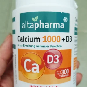 Viên uống canxi Altapharma Calcium + Vitamin D3 300 viên của Đức Viên uống bổ sung canxi altapharma Calcium 1000 + D3 300 viên