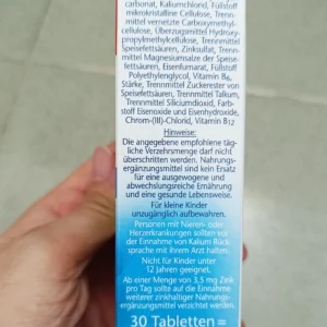 Viên uống Doppelherz Magnesium Kalium 400 hộp 30 viên của Đức Viên uống bổ sung magie Doppelherz Magnesium 400+ Kalium của Đức