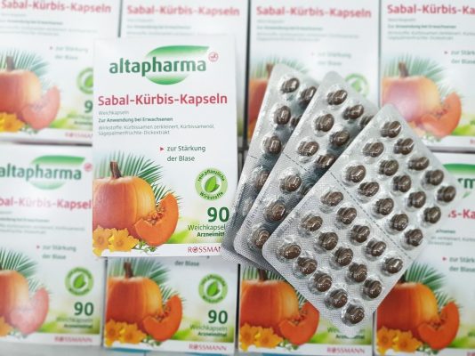 Viên uống bổ thận Altapharma Sabal Kurbis 90 viên của Đức