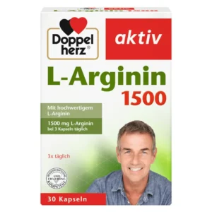 Viên uống bổ thận Doppelherz L- Arginin 1500 hộp 30 viên