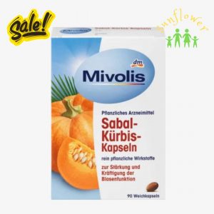 Viên uống bổ thận Mivolis Sabal Kurbis Kapseln 90 viên