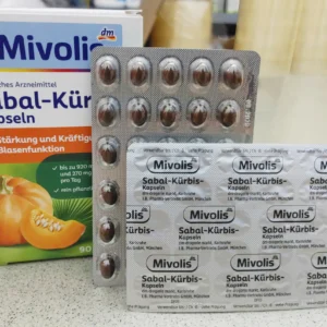 Viên uống bổ thận Mivolis Sabal Kurbis Kapseln 90 viên