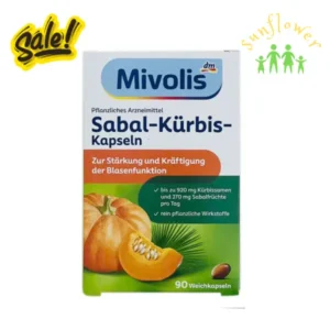 Viên uống bổ thận Mivolis Sabal Kurbis Kapseln 90 viên của Đức