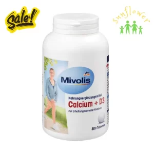 Viên uống canxi Mivolis Calcium + D3 300 viên của Đức