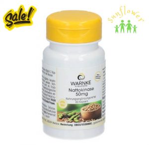 Viên uống chống đột quỵ Warnke Nattokinase 50mg 60 viên của Đức