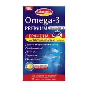 Viên uống dầu cá schaebens omega 3 premium + vitamin e 90 viên của Đức