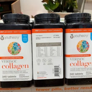 Viên uống collagen Youtheory Verisol Concentrated Effect 345 viên của Mỹ Viên uống đẹp da chống lão hoá Collagen Youtheory 345 viên