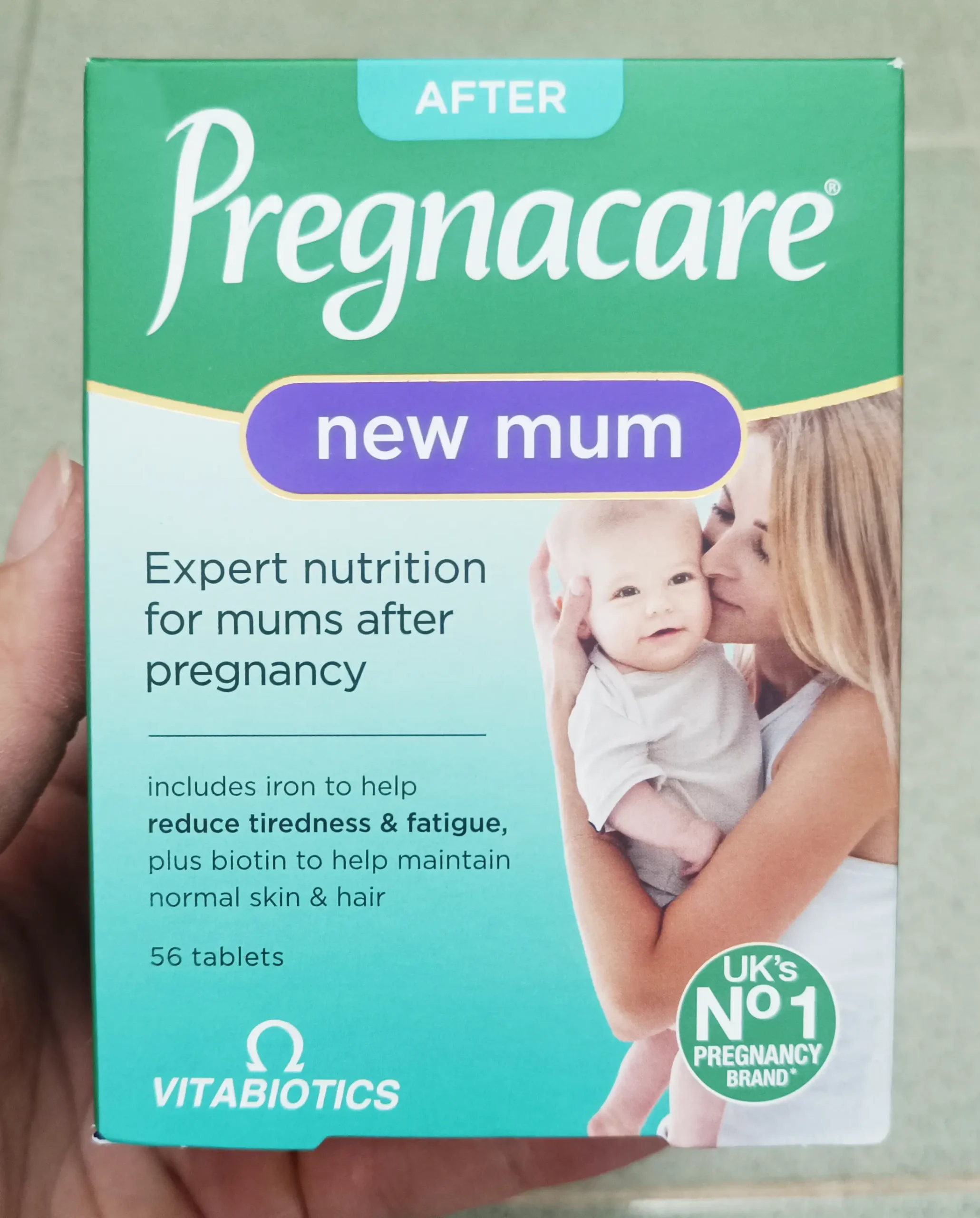 Vitamin tổng hợp Vitabiotics Pregnacare New Mum 56 viên của Anh Quốc Viên uống dinh dưỡng sau sinh Pregnacare New Mum 56 viên của Anh