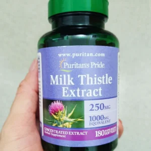 Viên uống bổ gan Puritan’s Pride Milk Thistle Extract 1000mg 180 viên của Mỹ Viên uống giải độc gan Puritan's Pride Milk Thistle Extract 1000mg 180 viên của Mỹ