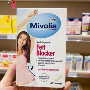 Viên uống giảm cân Mivolis Fett Blocker 30 viên của Đức