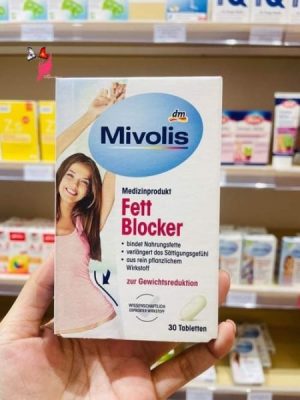 Viên uống giảm cân Mivolis Fett Blocker 30 viên của Đức