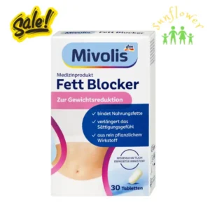 Viên uống giảm cân Mivolis Fett Blocker 30 viên của Đức