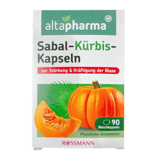 Viên uống hỗ trợ tiểu đêm Altapharma Sabal Kürbis Kapseln 90 viên