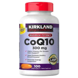 Viên uống tốt tim mạch Kirkland CoQ10 300mg 100 viên của Mỹ
