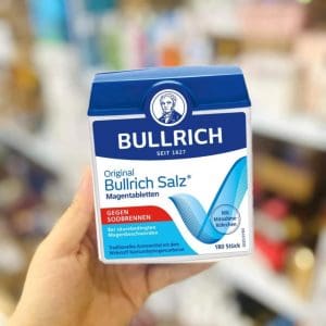 Viên uống trào ngược dạ dày Bullrich Salz hộp 180 viên của Đức