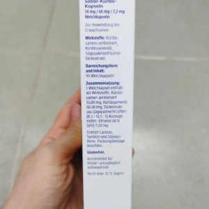 Viên uống trị tiểu đêm Mivolis Sabal Kurbis Kapseln