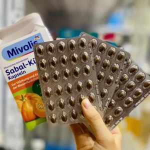 Viên uống trị tiểu đêm Mivolis Sabal Kurbis Kapseln 90 vieen