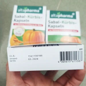 Viên uống trị tiểu đêm altapharma Sabal Kurbis Kapseln