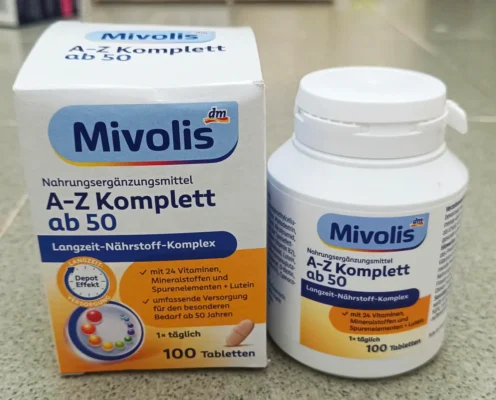 Viên uống vitamin tổng hợp Mivolis A Z Depot Ab 50 Đức