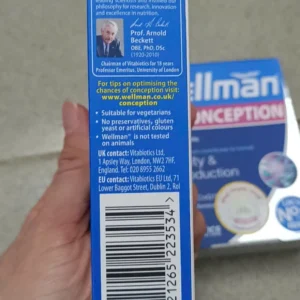 Viên uống Vitabiotics Wellman Conception 30 viên của Úc Vitabiotics Wellman Conception 30 viên tăng cường sinh lý