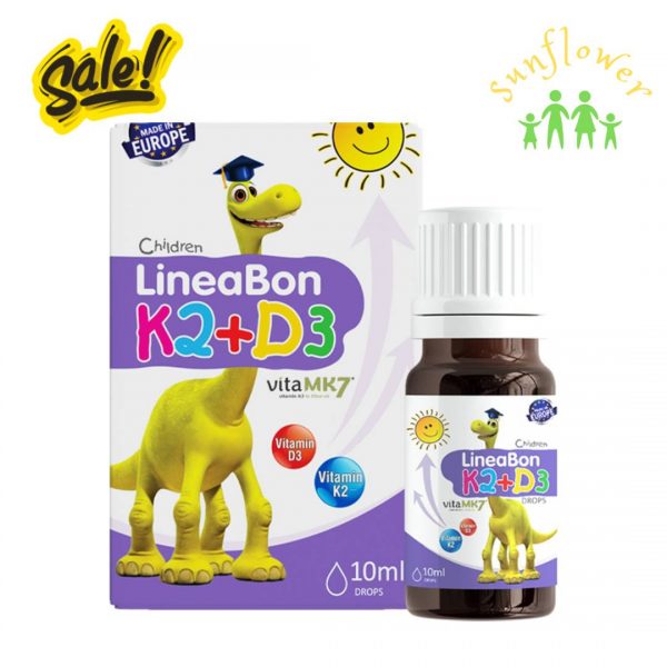 Vitamin D3 K2 LineaBon K2+D3 10ml của Slovenia