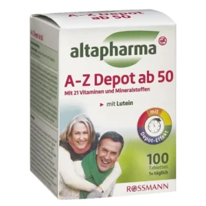 Vitamin Tổng Hợp Altapharma A Z Depot Ab Cho Người Trên 50 Tuổi, 100 Viên