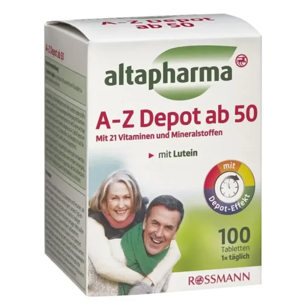 Vitamin Tổng Hợp Altapharma A Z Depot Ab Cho Người Trên 50 Tuổi, 100 Viên