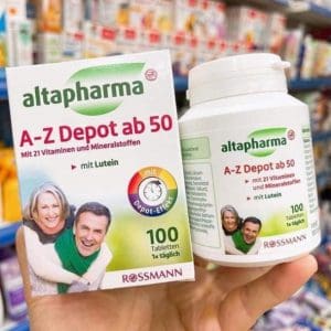 Vitamin tổng hợp A-Z Depot ab 50 của Altapharma 100 viên của Đức