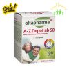 Vitamin tổng hợp A-Z Depot ab 50 của Altapharma cho người trên 50 tuổi của Đức