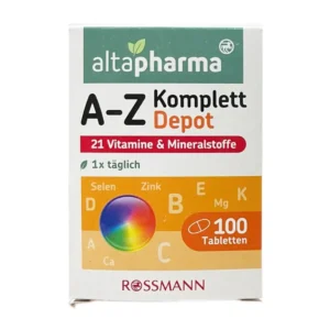 Vitamin tổng hợp Altapharma A-Z Depot Multivitamin + Mineral cho người 18-50