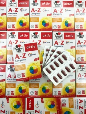 Viên uống Aktiv A-Z Depot Doppelherz 40 viên của Đức Vitamin tổng hợp Doppelherz A-Z Complete Depot