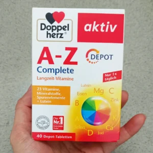 Viên uống Aktiv A Z Depot Doppelherz 40 viên của Đức Vitamin tổng hợp Doppelherz A-Z Depot Complete, 40 viên